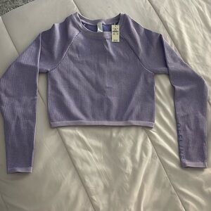 Offline by Aerie Cropped Long Sleeve  (M)